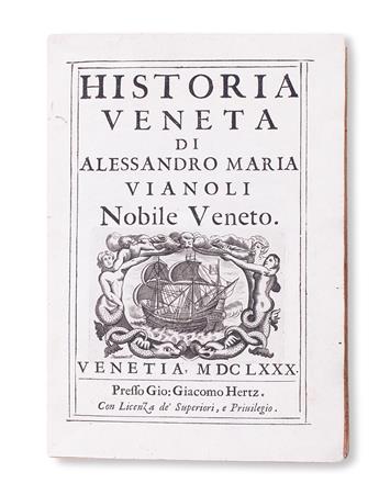 VIANOLI, ALESSANDRO MARIA. Historia Veneta.  Vol. 1 (of 2).  1680